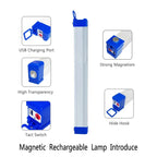LED Tube Light with Magnet – Rechargeable