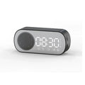 Bluetooth alarm clock with LED display and FM radio