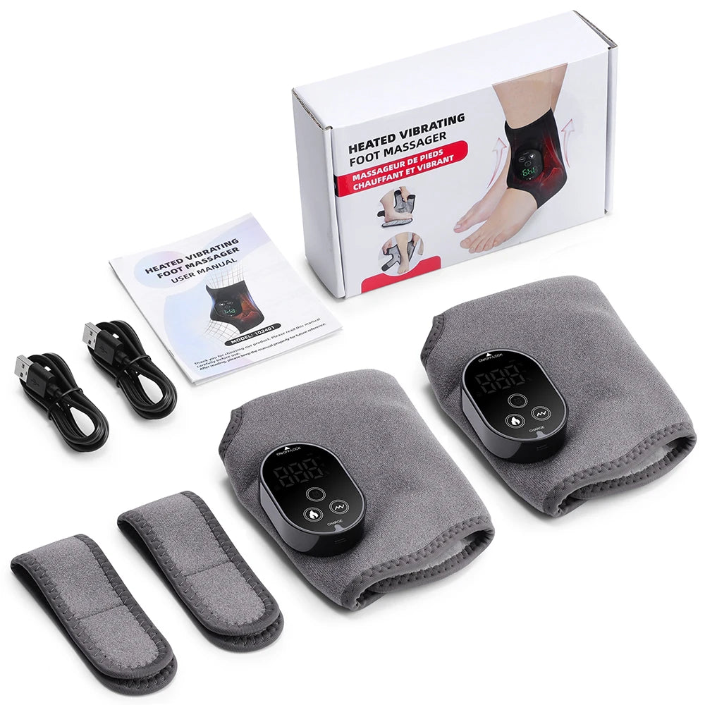 Fußwärmemassagegerät mit Vibration und 6 Heizstufen