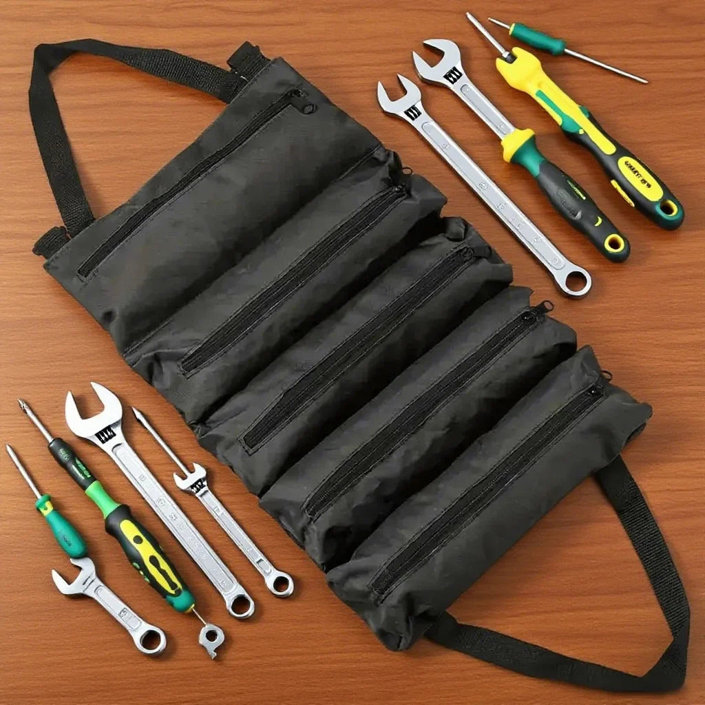 Werkzeugtasche Roll-Up mit mehreren Fächern