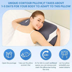 Ergonomisches Nackenkissen mit Memory-Schaum – Schmetterlingsform