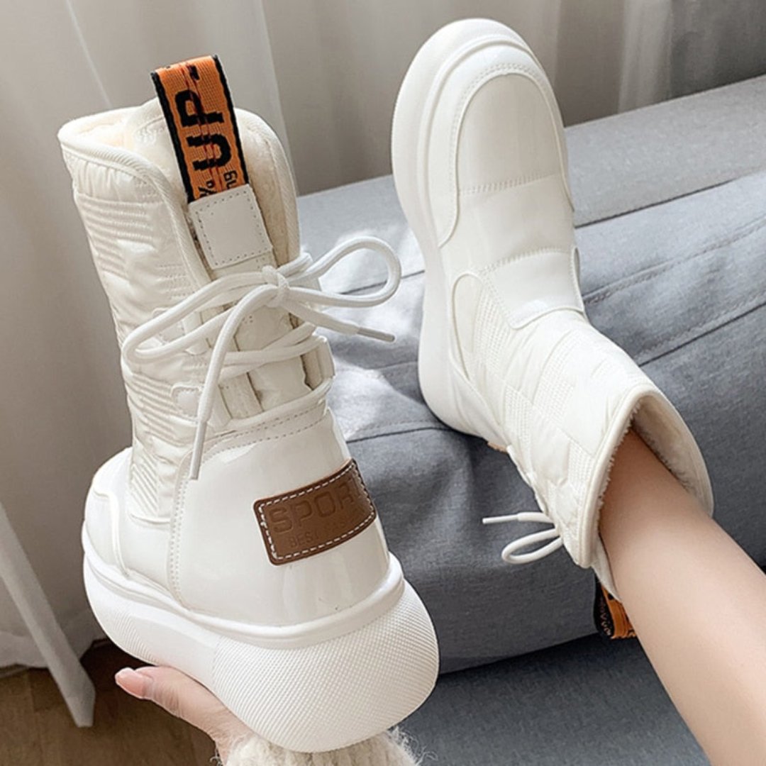 Winter ankle boots for women waterproof warm lined