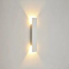 LED-Wandleuchte Aluminium – Innen & Außen, auf/ab Licht