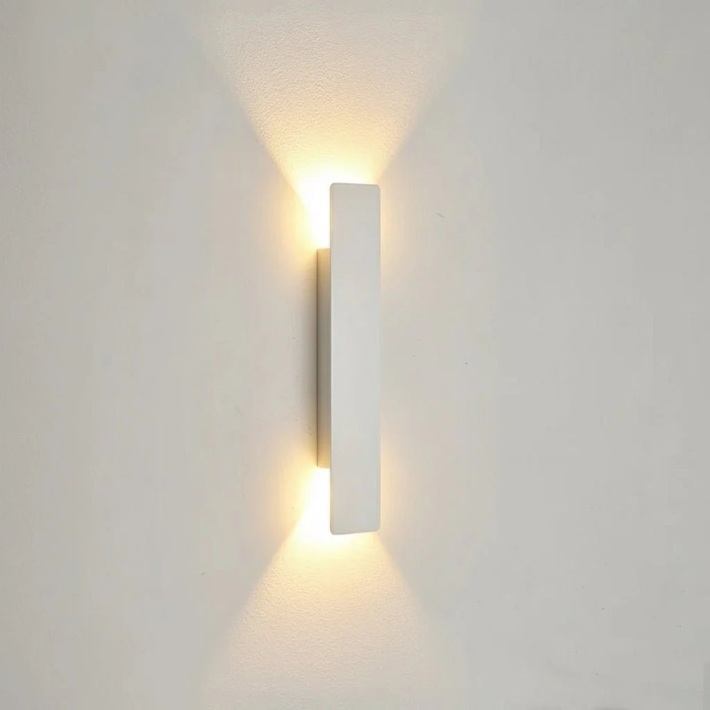 LED-Wandleuchte Aluminium – Innen & Außen, auf/ab Licht
