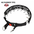 Hundetraining Halsband mit Schnellverschluss und Chromkette