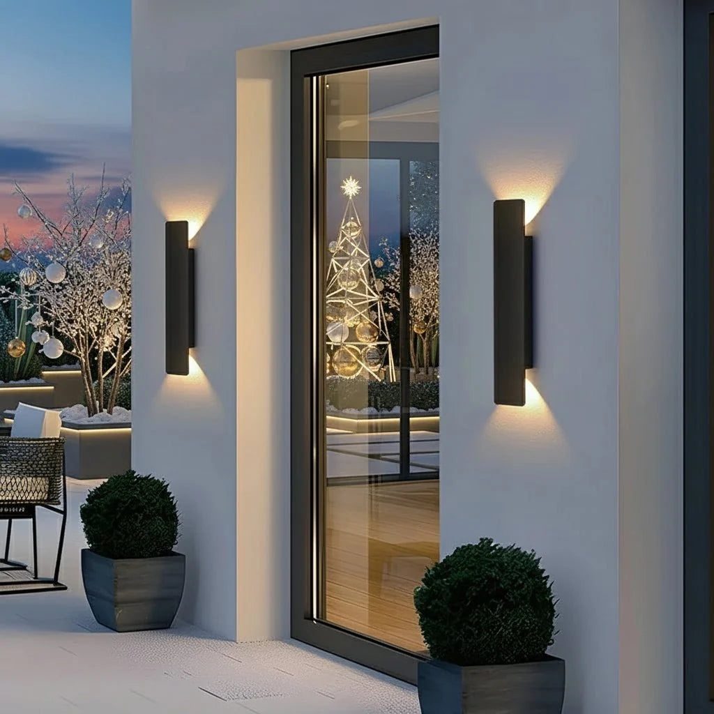 LED-Wandleuchte Aluminium wetterfest – für Innen und Außen