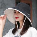 Sun hat with wide brim for optimal UV protection