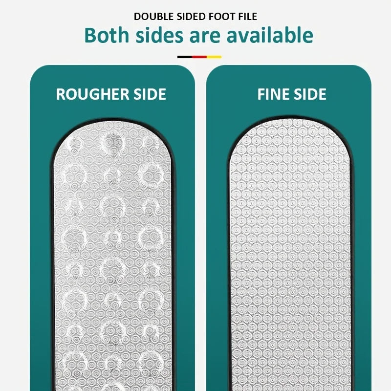Double-sided stainless steel callus remover for foot care