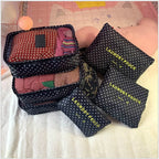 6-piece waterproof packing cube set – suitcase organizer