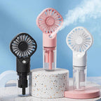 Handventilator mit Sprühfunktion – 4 Stufen, USB