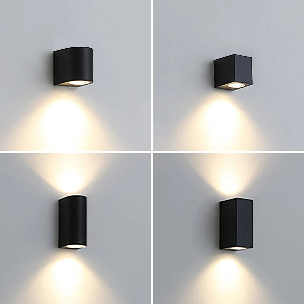 Außenwandleuchte Aluminium GU10 IP65 – Auf & Ab