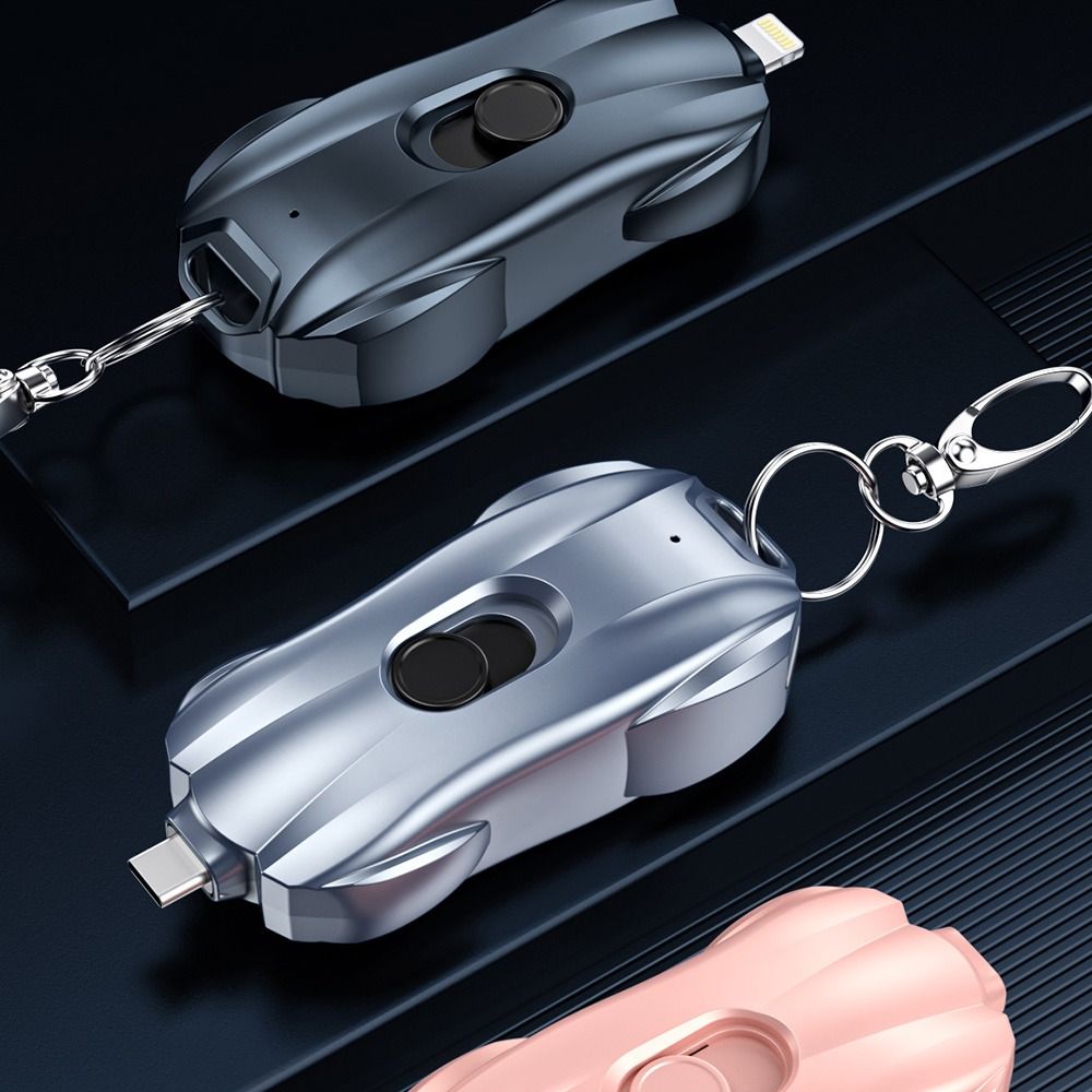 Powerbank Schlüsselanhänger Rennwagen-Design 1500mAh