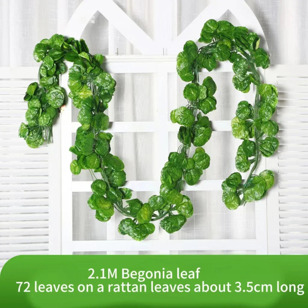 Artificial Ivy Garland 2.1m – Maintenance-Free for Wall & Wedding