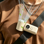 Tragbarer Mini-Ventilator mit Clip und LED-Anzeige