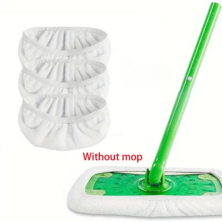 Microfiber Mop Pads – Reusable & Machine Washable (Set of 6)