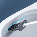Silikon-Toilettenbürste mit Wandhalterung – Hygienisch und leicht zu reinigen