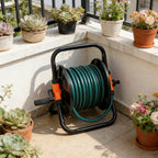 Portable garden hose reel with crank handle – Neat storage for every garden