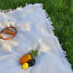 Cotton Picnic Blanket cm with Fringes
