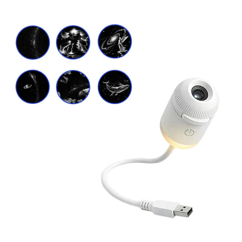 Galaxy Projektor mit Nachtlicht – 2-in-1 LED Sternenhimmel