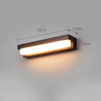 Solar-Wandleuchte LED Außen mit Warmweißlicht