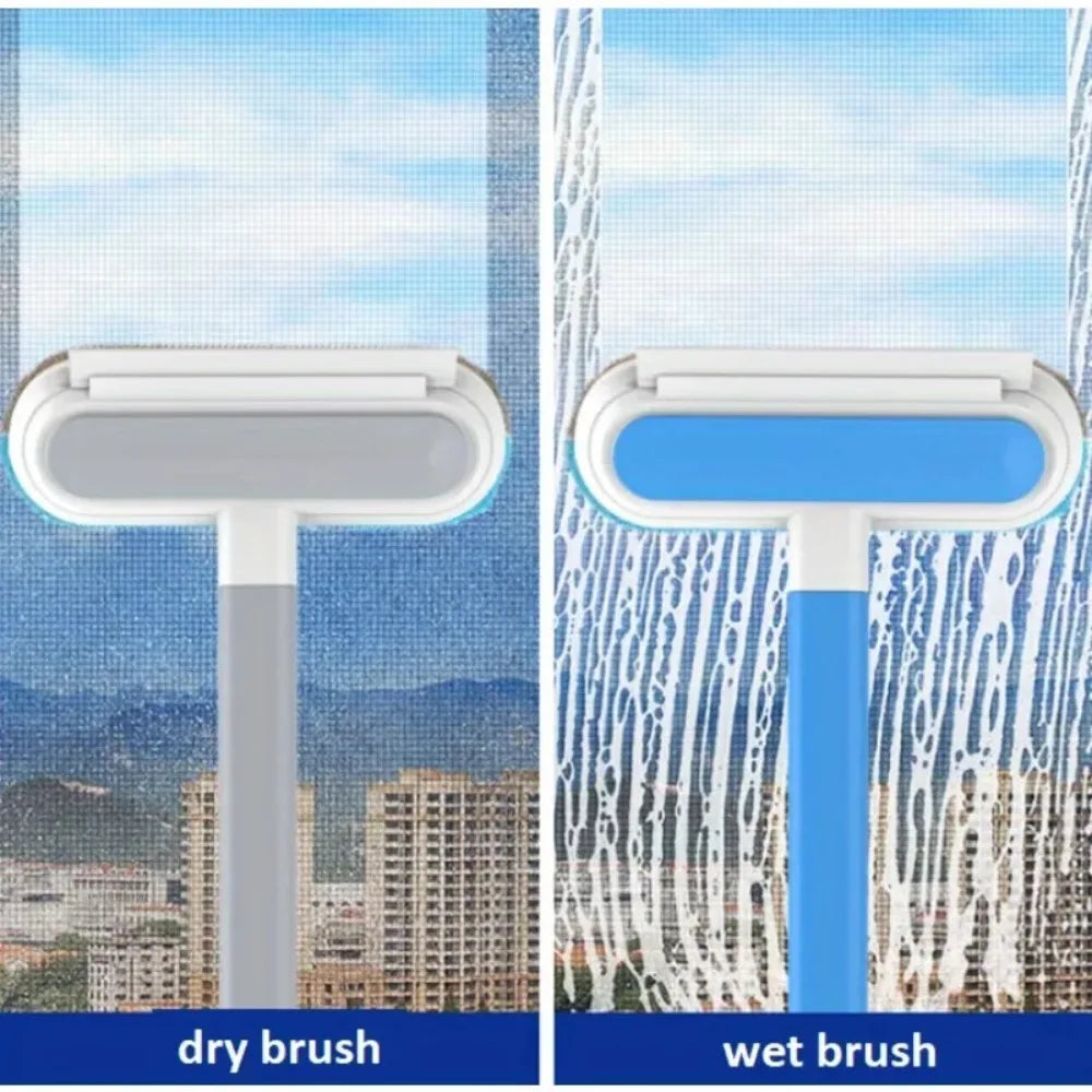 Window Cleaning Brush – Dry & Wet for Streak-Free Glass