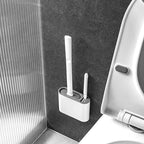 Silikon-Toilettenbürste mit Wandhalterung – Hygienisch und leicht zu reinigen