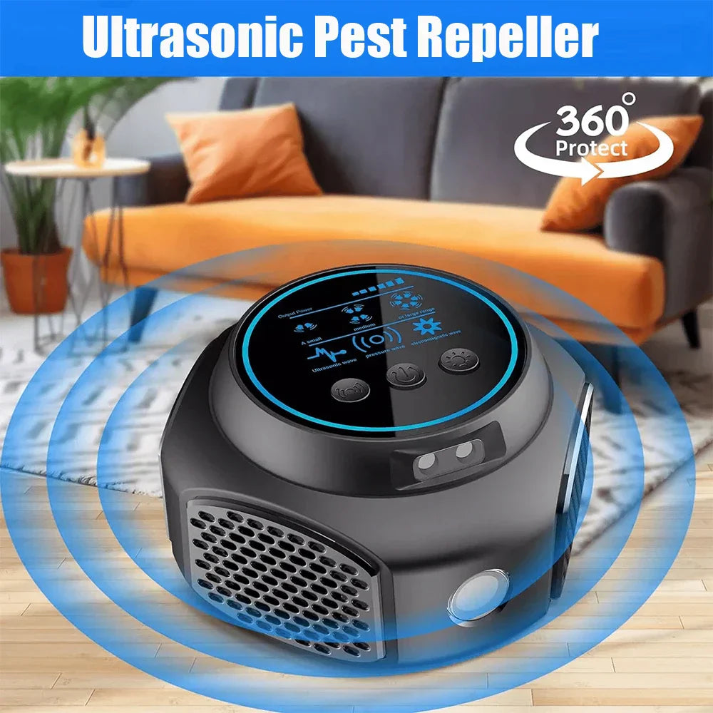 Ultrasonic Rodent Repeller for Outlet with 4 Modes