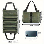 Werkzeugtasche Roll-Up mit mehreren Fächern