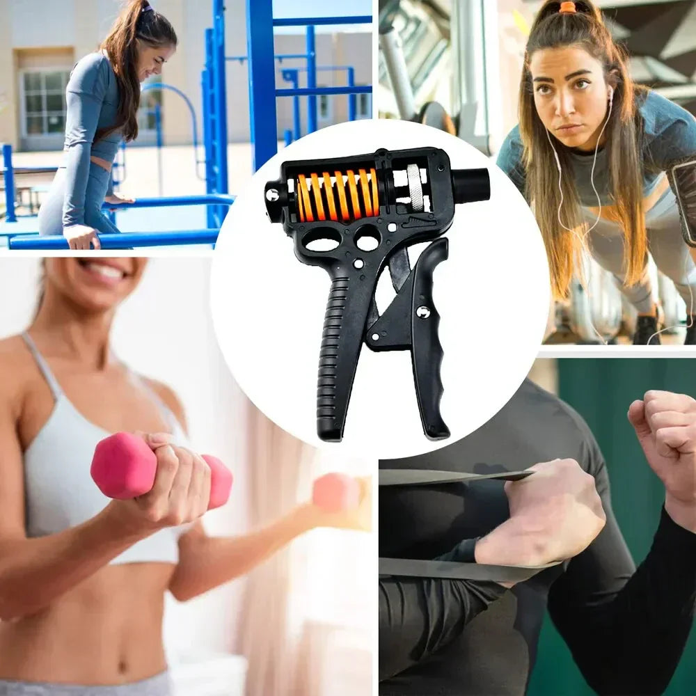 Handtrainer verstellbar 5-165 kg für Griffkraft und Unterarmtraining