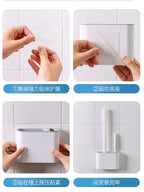 Silikon-Toilettenbürste mit Wandhalterung – Hygienisch und leicht zu reinigen