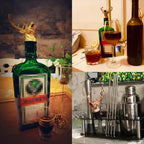 Deer Head Wine Pourer Made of Zinc Alloy