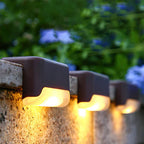 Solar garden lights for paths and terraces