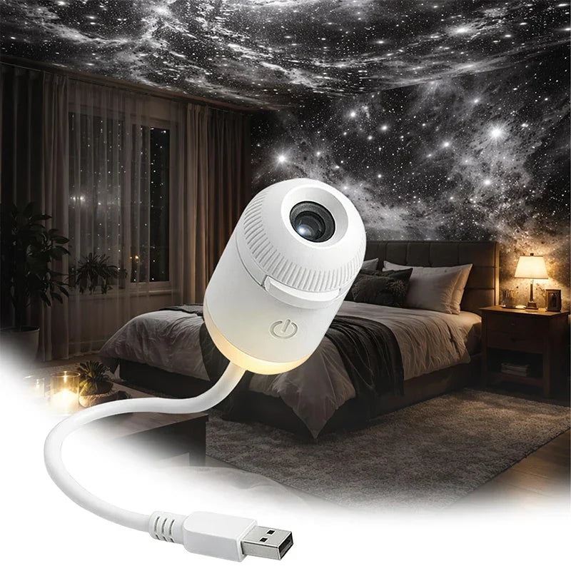 Galaxy Projektor mit Nachtlicht – 2-in-1 LED Sternenhimmel