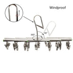 Wäschetrockner klappbar mit 35 Clips Edelstahl