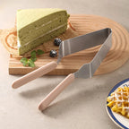 Stainless steel cake server for perfect cake slices