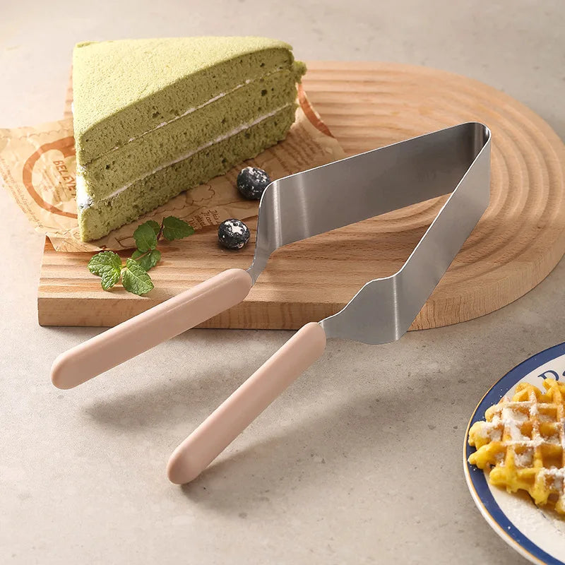 Stainless steel cake server for perfect cake slices