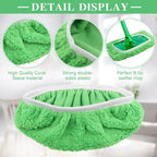 Microfiber Mop Pads – Reusable & Machine Washable (Set of 6)