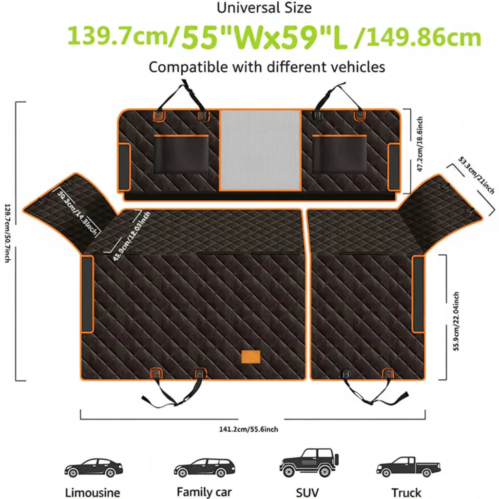 Waterproof Non-Slip Car Dog Blanket