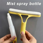 Window squeegee with spray bottle – streak-free in seconds (set of 2)