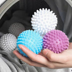 Washing ball set for soft laundry without fabric softener