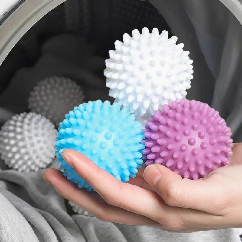 Washing ball set for soft laundry without fabric softener