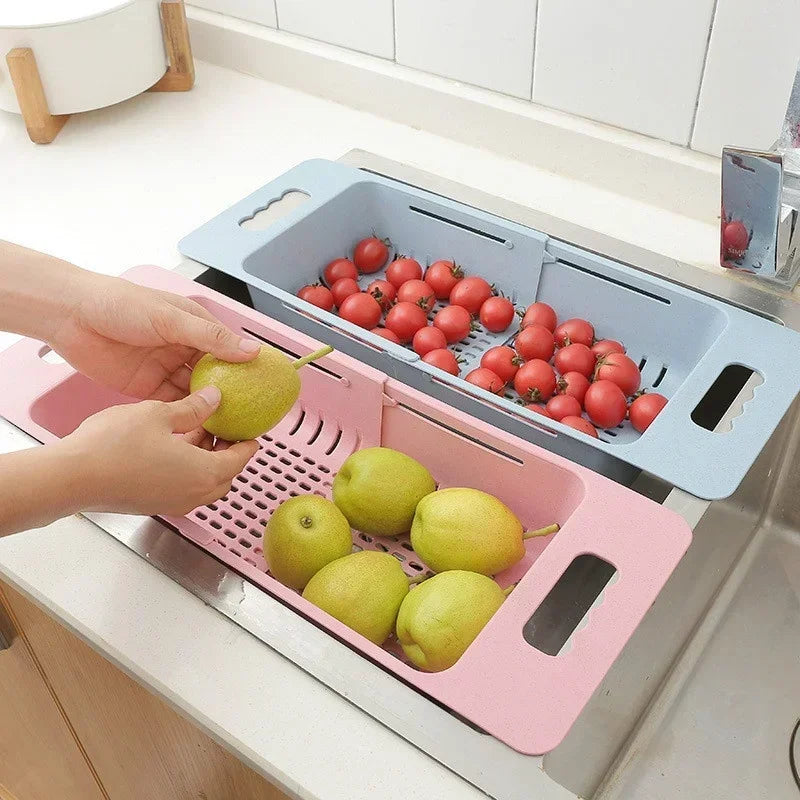 Abtropfkorb ausziehbar mit automatischem Ablauf