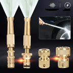 High-Pressure Adjustable Spray Nozzle with Mounting Kit