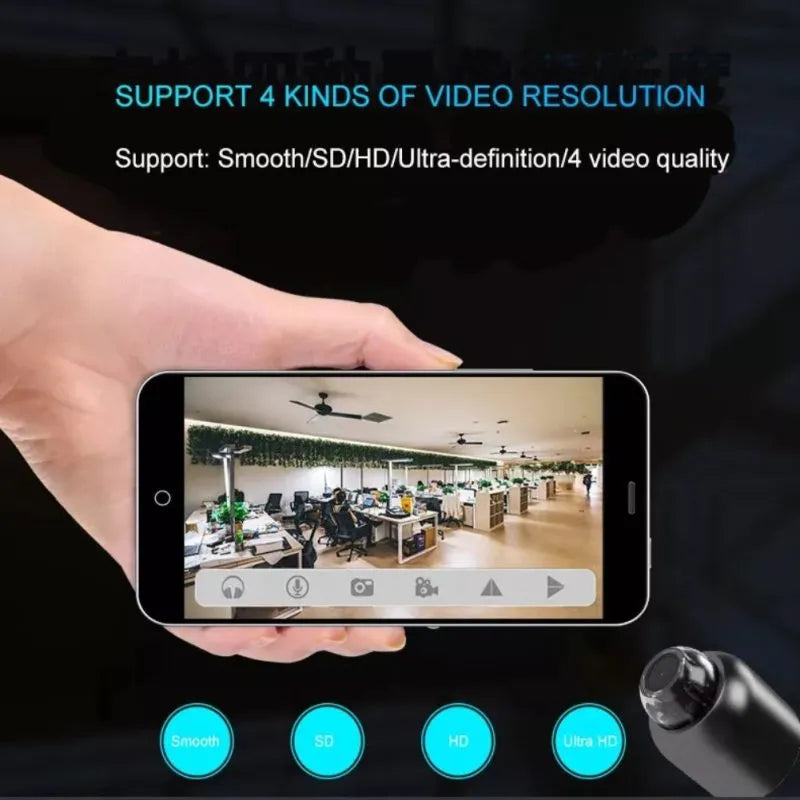 Mini Wi-Fi Surveillance Camera 1080P HD with Night Vision