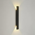LED-Wandleuchte Aluminium – Innen & Außen, auf/ab Licht
