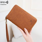 Reisepass-Organizer mit RFID-Schutz und Reißverschluss