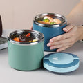 Thermos-Lunchbox Edelstahl mit Isolierung 630 ml / 1000 ml