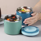 Thermos-Lunchbox Edelstahl mit Isolierung 630 ml / 1000 ml