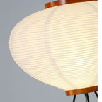 Stehlampe mit Reispapier-Schirm – Japanischer Stil