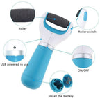 Electric callus remover with replaceable grinding heads